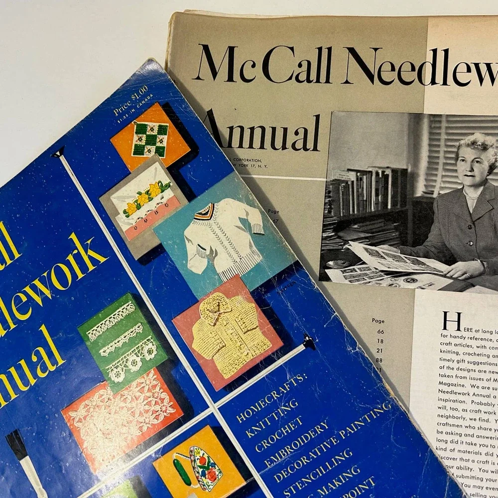 Vintage 1950‎ Mccalls Needlework Annual Magazine
